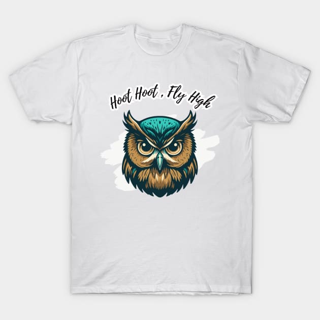 Flight of the Hooters T-Shirt by King Hoopoe